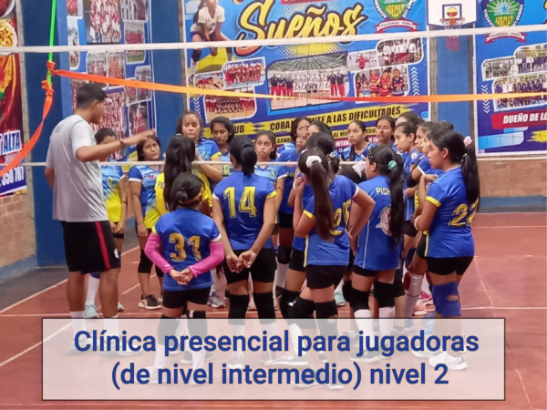 Clínica presencial para jugadoras (de nivel intermedio) nivel 2